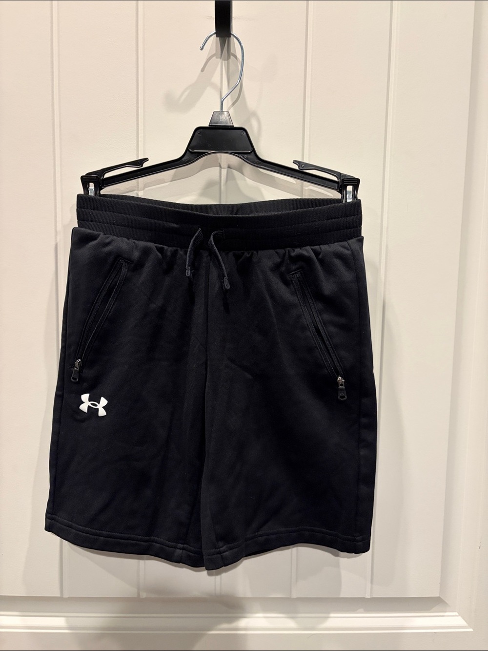 Under Armour Black boy's Athletic Zip-Pocket Shorts